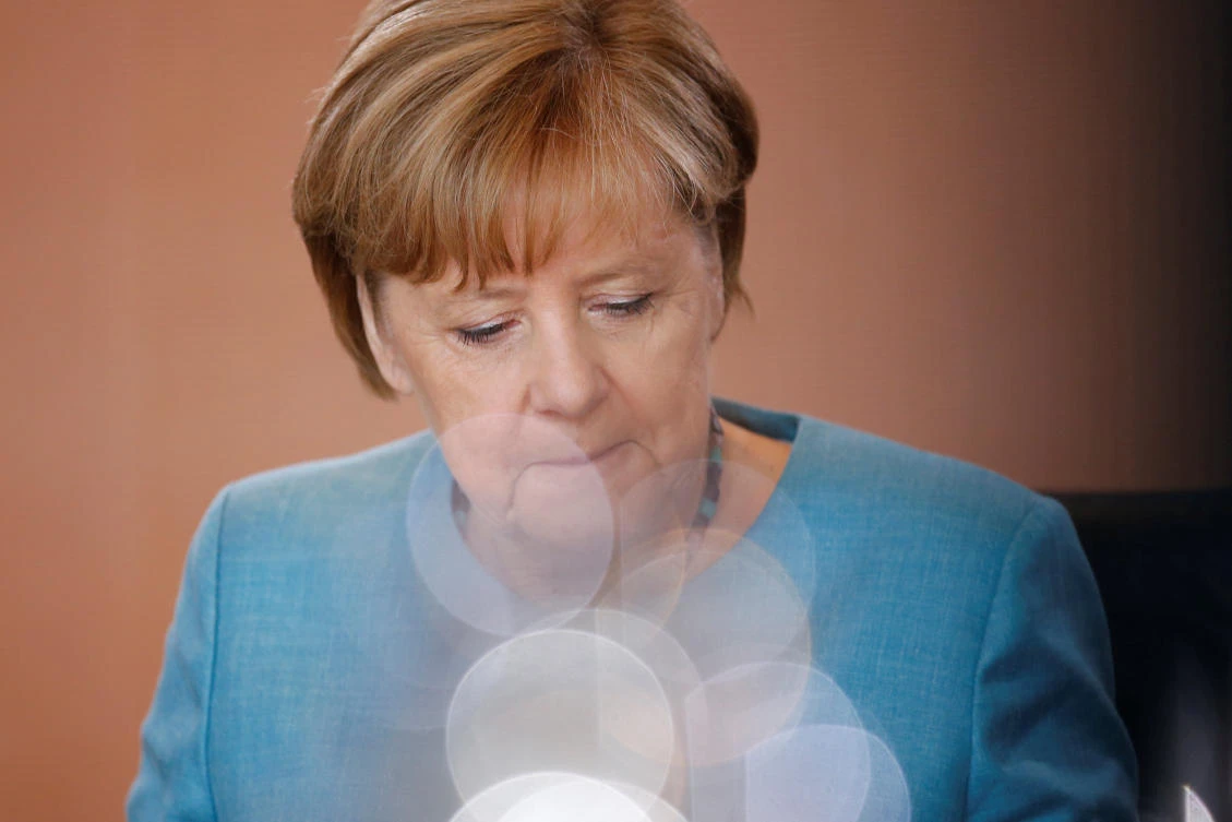 German Chancellor Angela Merkel previously supported a partial ban on the burqa, but stopped short of stopping them from being warn in any public places. (Reuters)