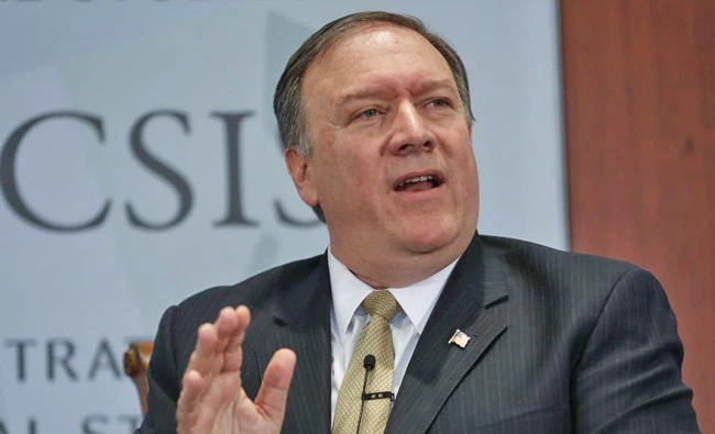 CIA Director Mike Pompeo answers questions at the Center for Strategic and International Studies (in Washington on April 13, 2017. (AP/Pablo Martinez Monsivais/file photo)