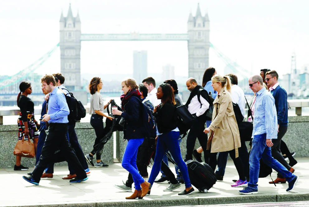 Around 250,000 EU nationals move to Britain every year mainly from eastern and southern Europe. (AFP)