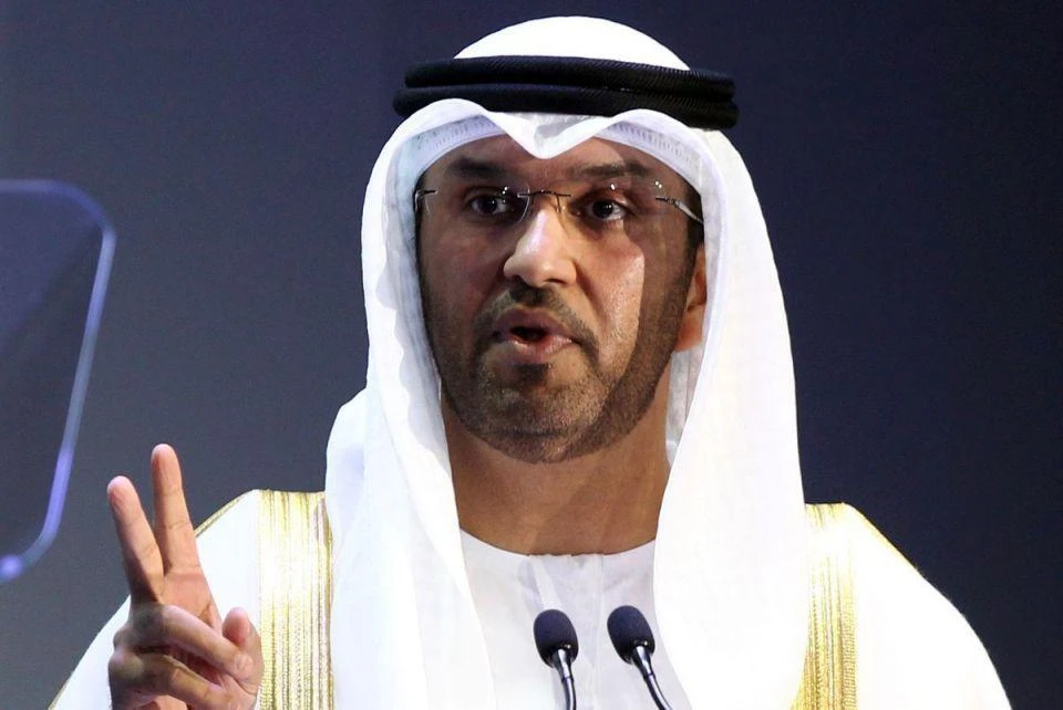 Sultan Al Jaber, the group chief executive of Abu Dhabi National Oil Company, met with potential and existing partners in China and Japan. (AFP)