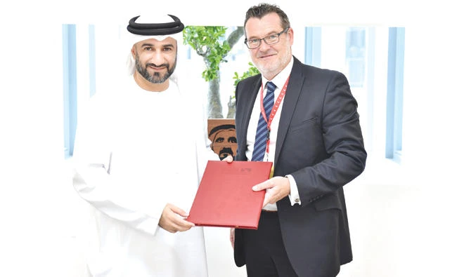 The agreement was signed by Abdul Baset Al-Janahi, CEO of Dubai SME, and Jeff Walsh, general manager of DHL in the UAE.