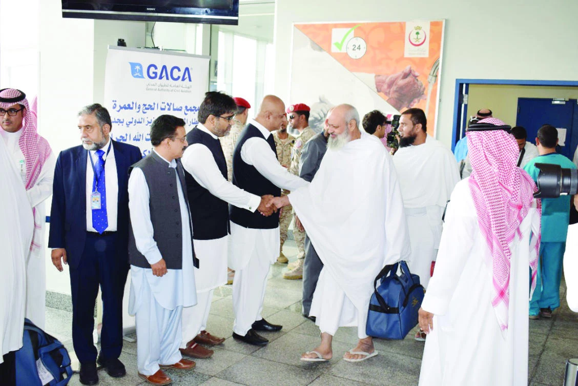 Elaborate measures have been made at the airports in Jeddah and Madinah to receive Hajj pilgrims.