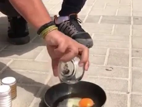Is it possible to cook an egg using nothing but the sun? (Photo courtesy: Instagram)