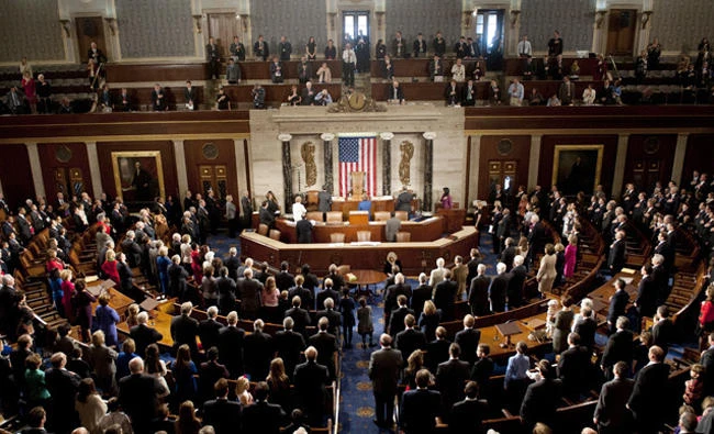 Members of the US House of Representatives (AFP)
