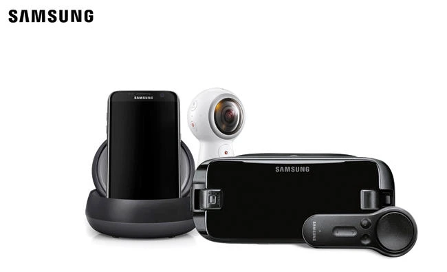 Samsung’s newest smart accessories — the Gear VR, Gear 360 and Samsung DeX.