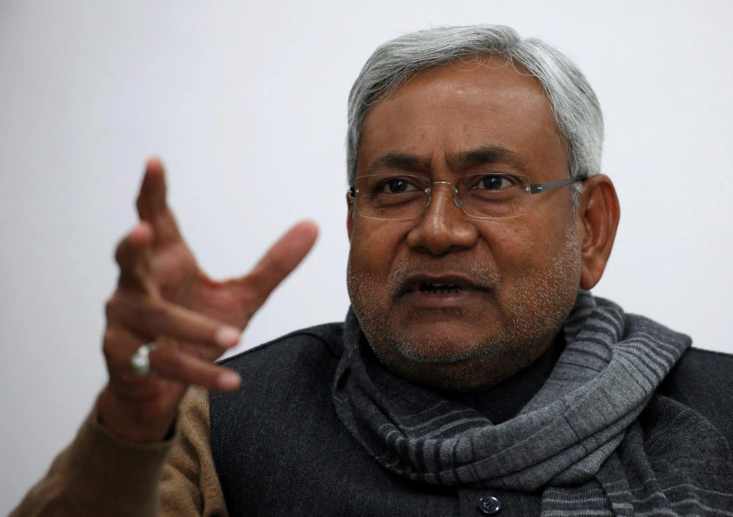 FILE PHOTO: Bihar's chief minister and leader of Janata Dal United party Nitish Kumar gestures during an interview with Reuters in Patna, India January 8, 2012. (REUTERS)