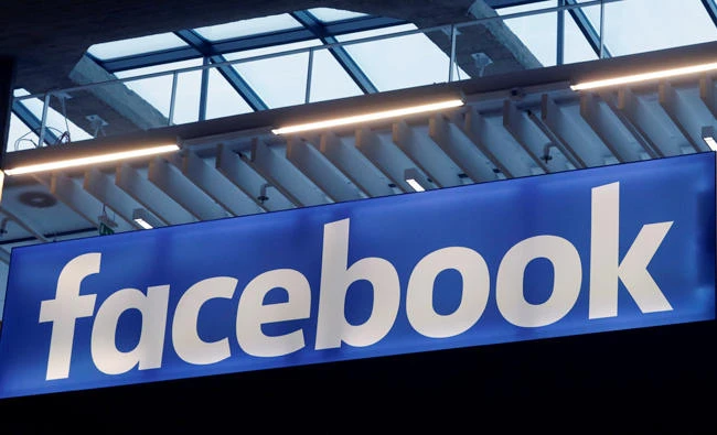 In this file photo, Facebook logo is seen at a start-up companies gathering at Paris' Station F in Paris, France on January 17, 2017. (REUTERS)