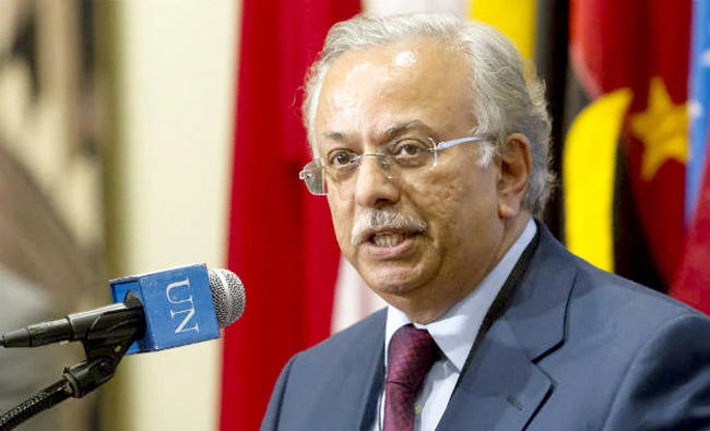 Saudi Ambassador to the UN Abdullah Al-Mouallimi. (Twitter photo)