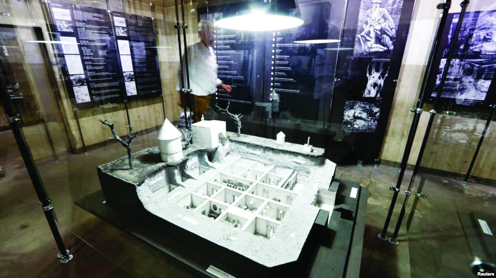 A mockup of the bunker of Adolf Hitler
is pictured during a July 27, 2017, media tour
in Berlin, Germany. (Reuters)