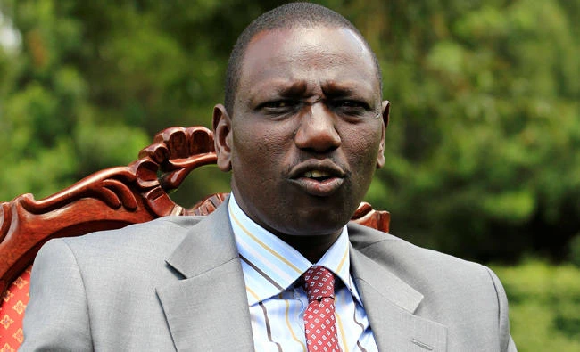 Kenya's Deputy President William Ruto speaks during a Reuters interview at his home in Sugoi village near Eldoret, Kenya, in this file photo. (REUTERS/Thomas Mukoya)