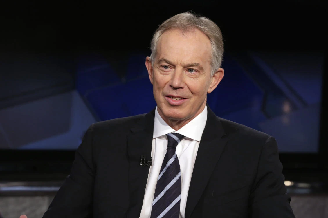 Former British Prime Minister Tony Blair. (AP)
