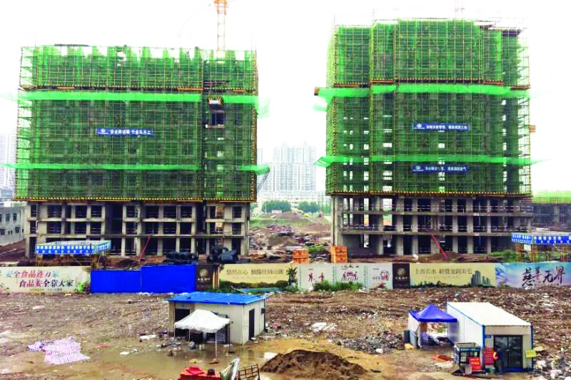 A construction site is seen in Bengbu, China on July 9, 2017. (Reuters)