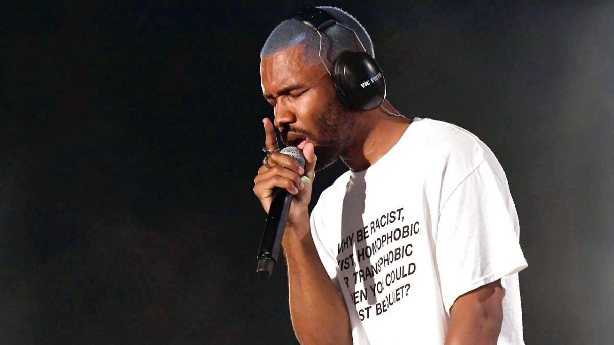 Frank Ocean performs at the 2017 Panorama Music Festival on Randall’s Island in New York. (AFP)