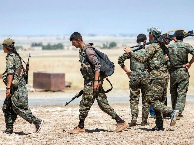 US-backed Syrian Kurdish forces. (REUTERS)