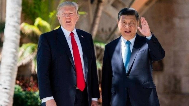 US President Donald Trump (L) and China's President Xi Jinping. (AFP)
