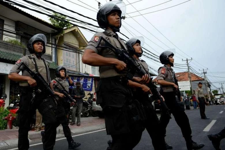 Indonesian police. (AFP)