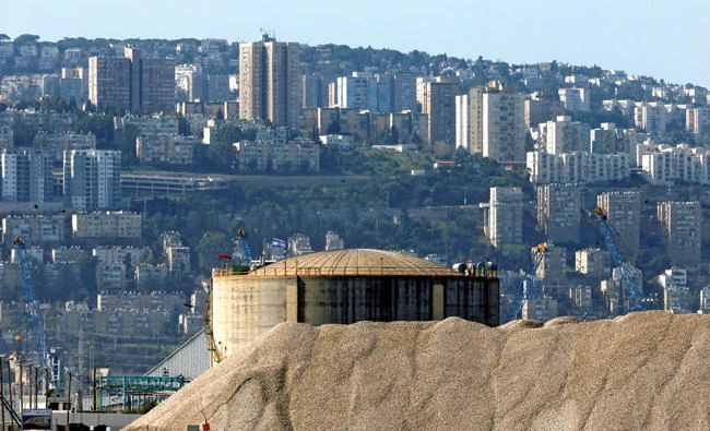 Haifa Chemicals facility is seen in the Haifa bay area, Israel, in this file photo. (Reuters)