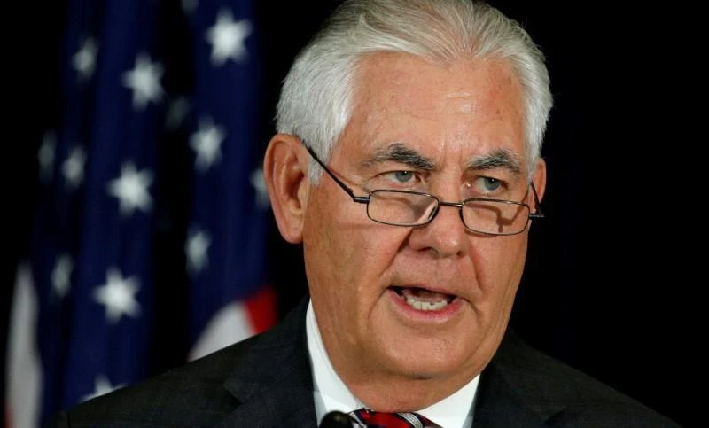 File Photo - U.S. Secretary of State Rex Tillerson speaks during a press conference after talks with Chinese diplomatic and defense chiefs at the State Department in Washington, U.S. June 21, 2017. (REUTERS)
