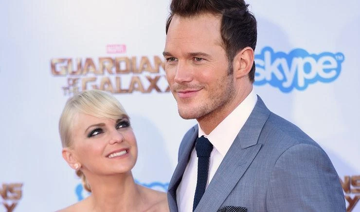 FILE - Chris Pratt poses with his wife Anna Faris. (AFP)