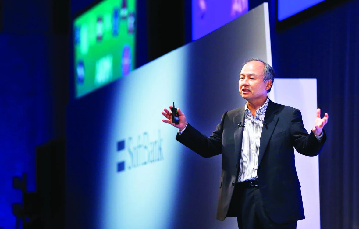 SoftBank Group Corp. CEO Masayoshi Son speaks during a SoftBank World presentation in Tokyo
in this July 20, 2017 file photo. (AP)