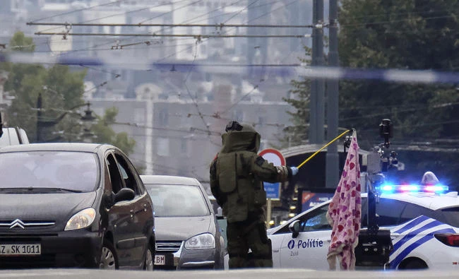 Brussels security alert as driver says carrying explosives