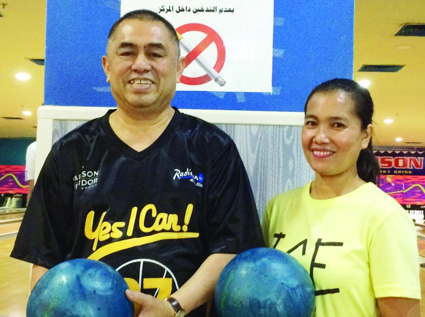 Bowlers of the Week Danny Atubang
and Rose Agustin.