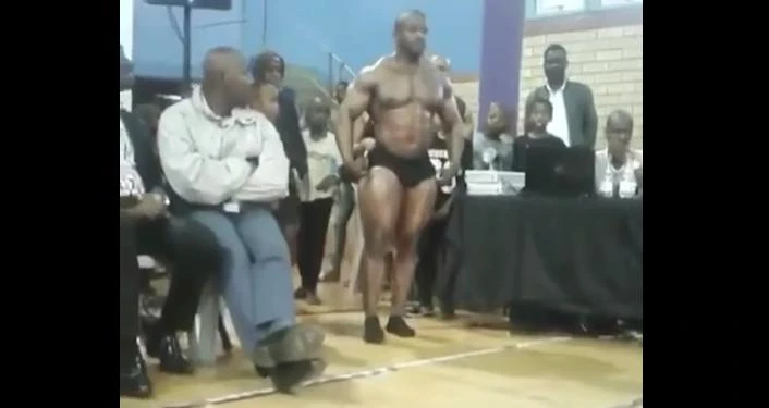 South African bodybuilder Sifiso Lungelo Thabete (YouTube)