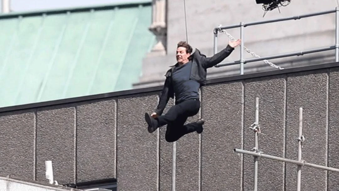 Tom Cruise is known to perform some of his own stunts. (Photo courtesy: TMZ)