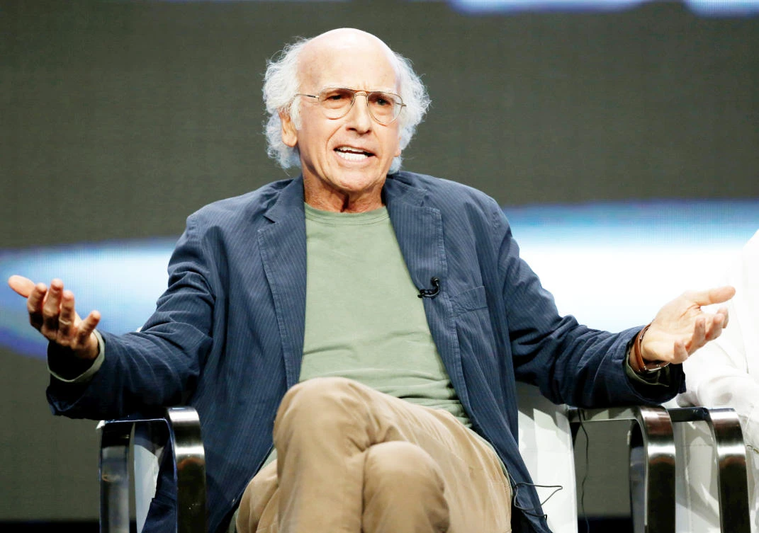 Cast member Larry David attends a panel for the HBO television series ‘Curb Your Enthusiasm’ in Beverly Hills, California, on July 26. (Reuters)