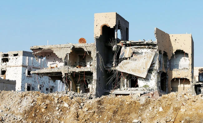 Demolition of old buildings in Al-Masoura complete