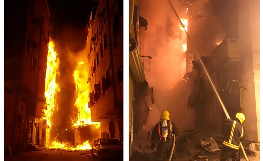 Fire damages six buildings in Jeddah’s historic center