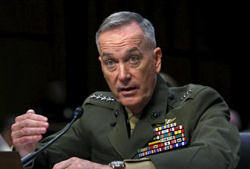 Marine Corps General Joseph Dunford testifies during the Senate Armed Services committee nomination hearing to be chairman of the Joint Chiefs of Staff on Capitol Hill in Washington, July 9, 2015. (File photo by REUTERS)