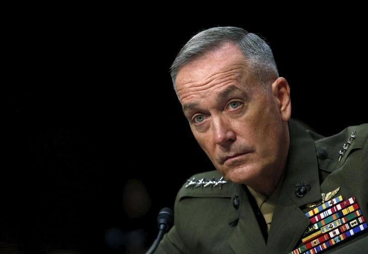 Joseph Dunford testifies during the Senate Armed Services committee nomination hearing to be chairman of the Joint Chiefs of Staff on Capitol Hill in Washington, July 9, 2015. (REUTERS)