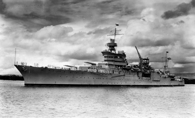 The World War II cruiser USS Indianapolis (CA 35), which was lost July 30, 1945 is seen at Pearl Harbor, Hawaii, U.S. circa 1937. (Reuters)
