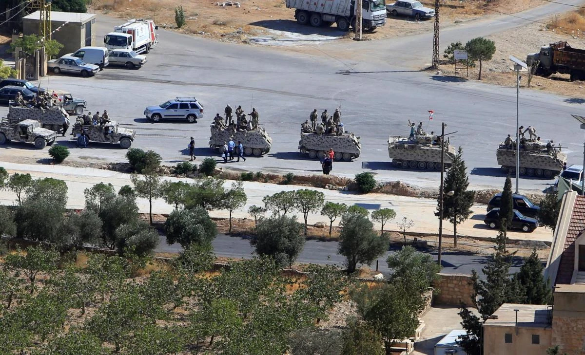 Lebanese army are seen in military tanks in the town of Ras Baalbek, Lebanon, on August 19, 2017. (File Photo by Reuters)