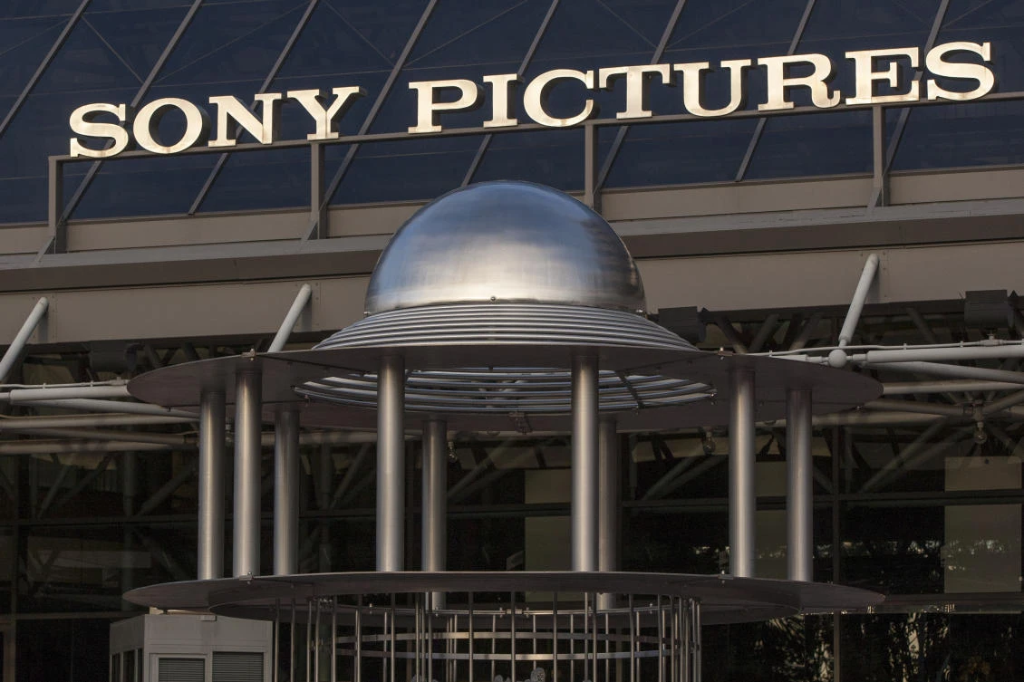 This Dec. 19, 2014, file photo shows an exterior view of the Sony Pictures Plaza building in Culver City, Calif. (AP)