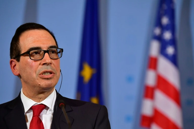 US Treasury Secretary Steven Mnuchin. (File photo by AFP)