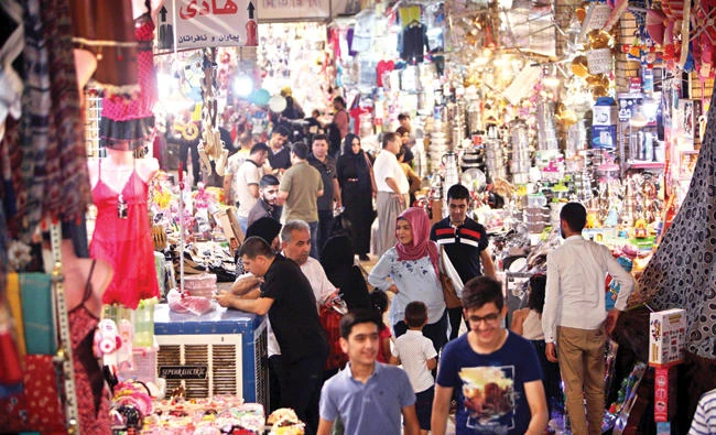 A general view of a market in Irbil, Iraq. (Reuters)