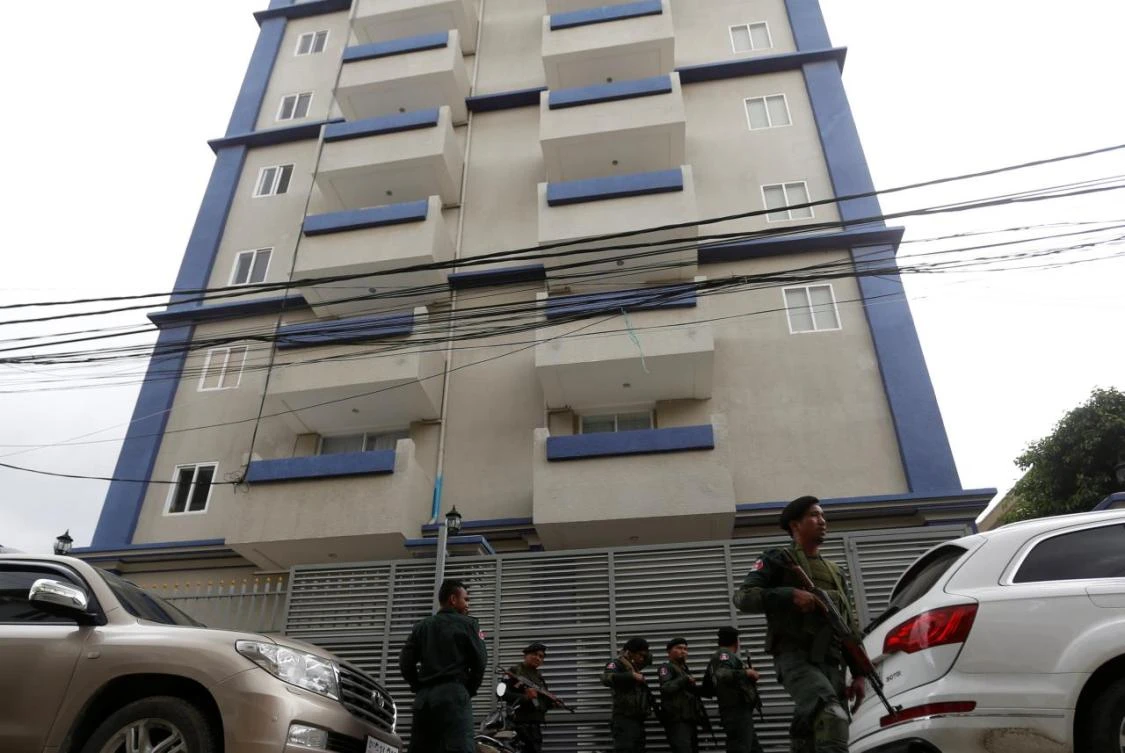 Police in Cambodia said they had arrested 225 Chinese nationals, 25 of them women, on suspicion of using Internet calls for an extortion scheme. (Reuters)