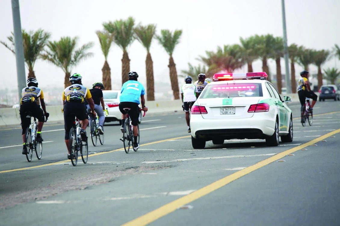 The cyclists from London will rest in Madinah and begin preparations to complete Hajj. (Photo by Seif Al-Mutairi)