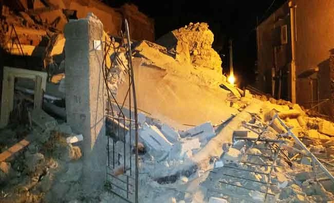 An earthquake hit the popular Italian tourist island of Ischia, off the coast of Naples, causing several buildings to collapse on Monday. (AFP)