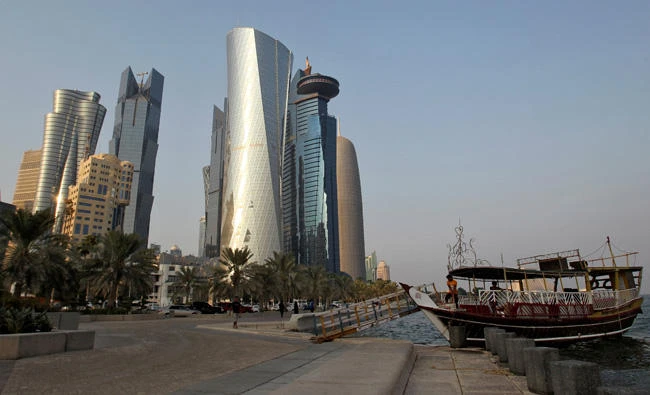 A view shows buildings at the Doha Cornich, Qatar. (REUTERS File Photo)