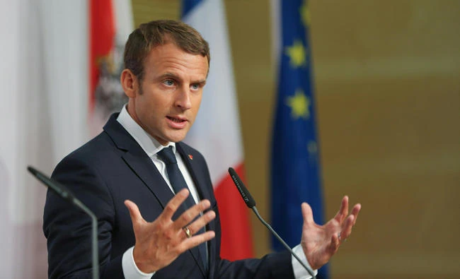 French President Emmanuel Macron. (AFP)