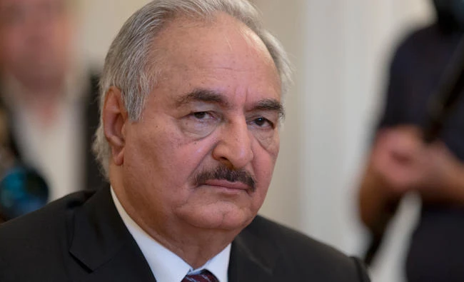 Libyan militia commander General Khalifa Haftar. (AP)