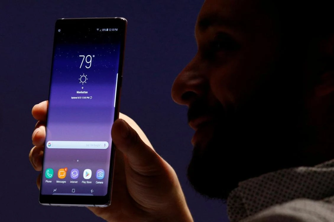 The Note 8 will be sold from September 15, Samsung said, without elaborating on place or price. (Reuters)