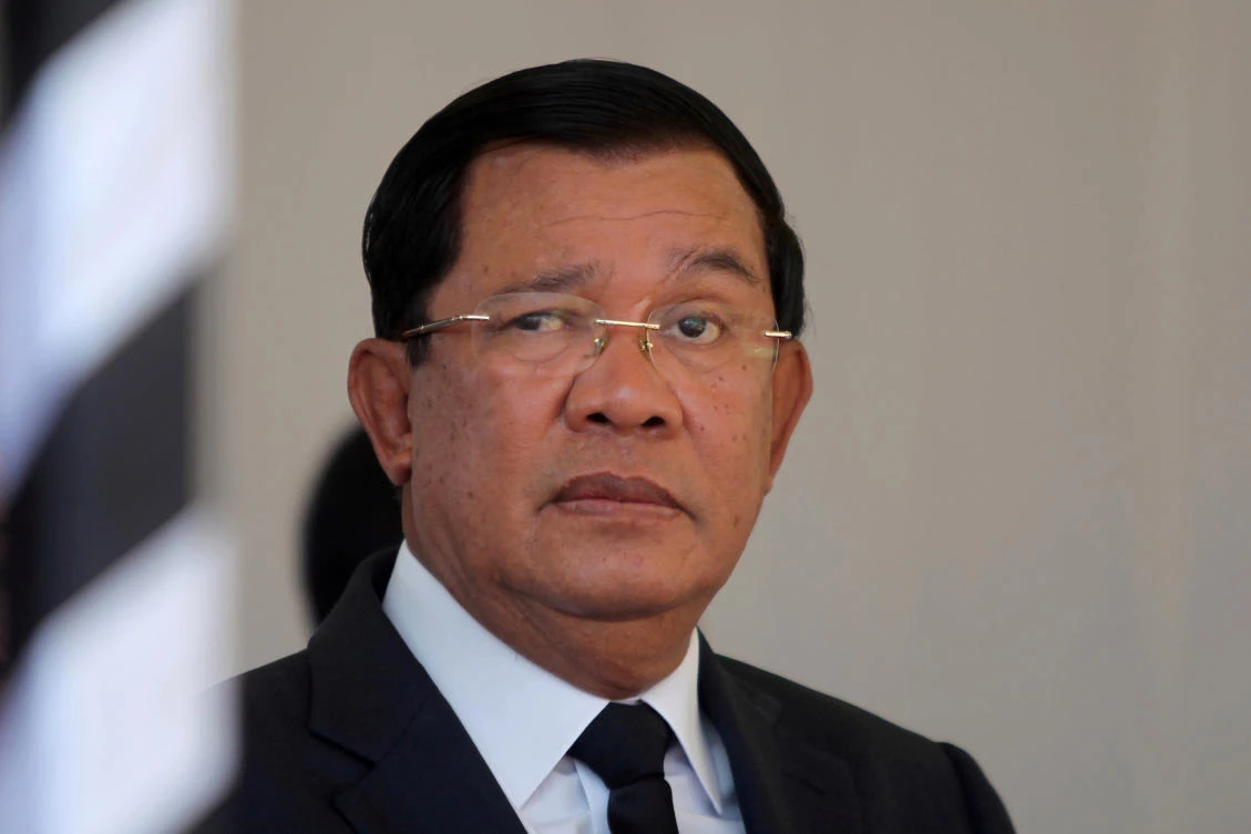 Cambodian Prime Minister Hun Sen attends the funeral of Cambodia's late Deputy Prime Minister Sok An in Phnom Penh, Cambodia, March 19, 2017. (File photo by REUTERS)