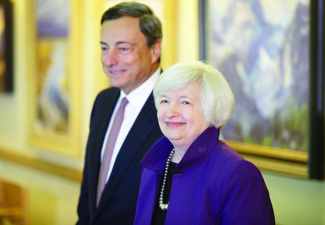 Federal Reserve Chair Janet Yellen and European Central Bank President Mario Draghi are attending the Jackson Hole Economic Policy Symposiumin Wyoming this weekend. (AP)