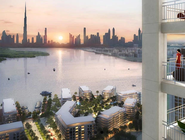 The 17 Icon Bay is Emaar’s latest residential project at the six square-kilometer Dubai Creek Harbor development in a joint venture with Dubai Holding. (Courtesy Emaar)
