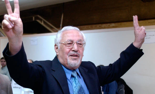 In this file photo, Ebrahim Yazdi. (AP)