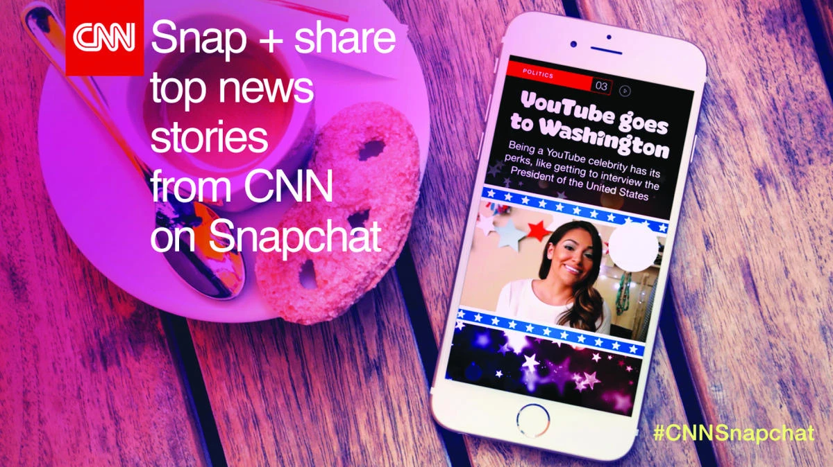 CNN decided producing its own Snapchat showwas a way to reach younger audiences. (CNN)